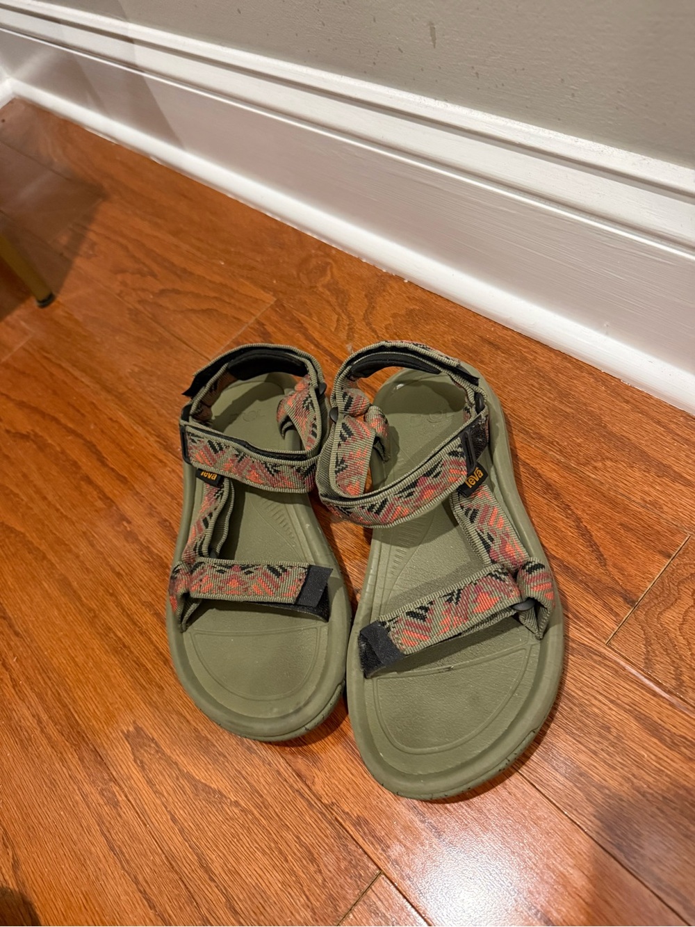 Olive Green Teva Sandals